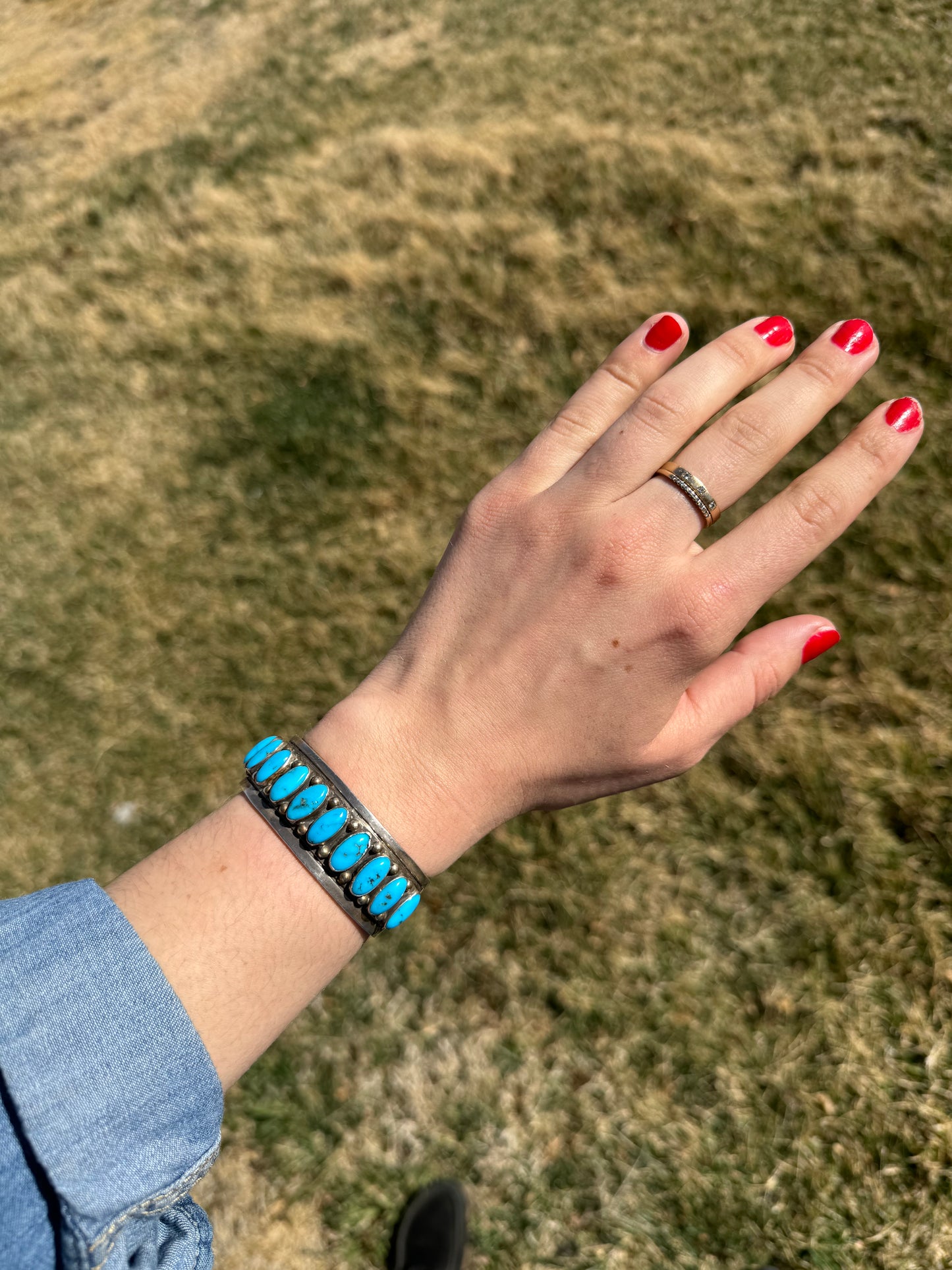 Vintage Turquoise Cuff