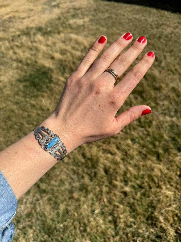 Vintage Turquoise Cuff