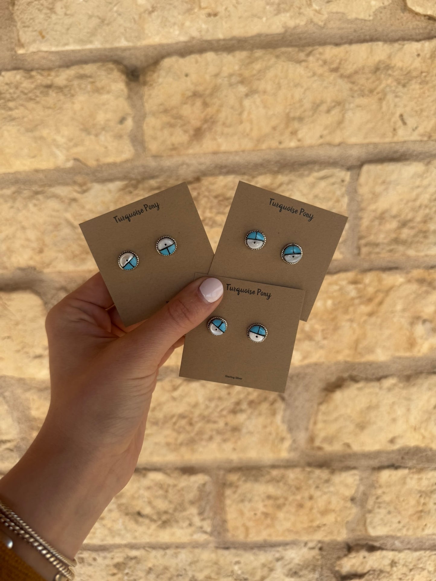 Zuni Inlay Studs