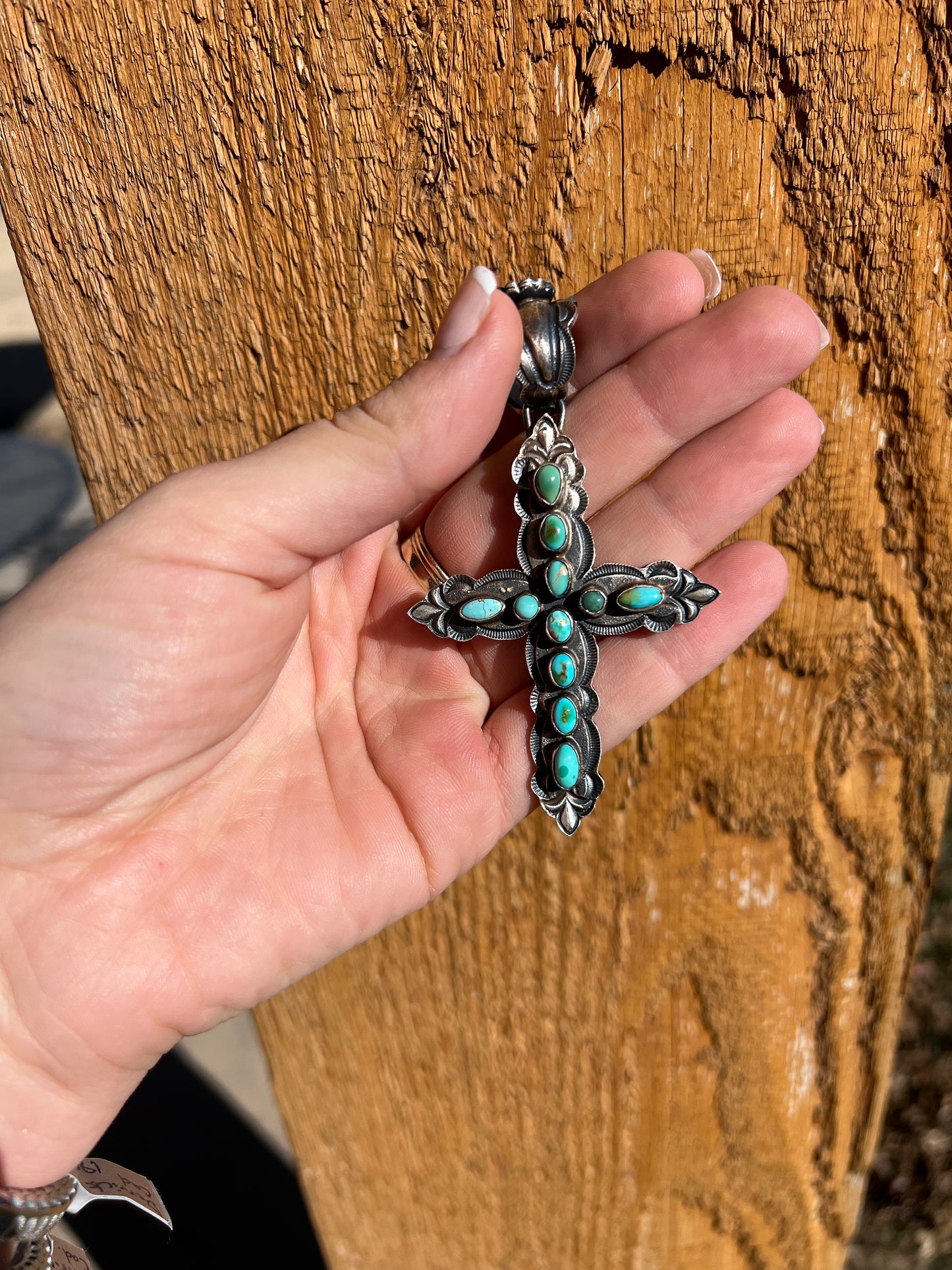Turquoise Cross Pendant
