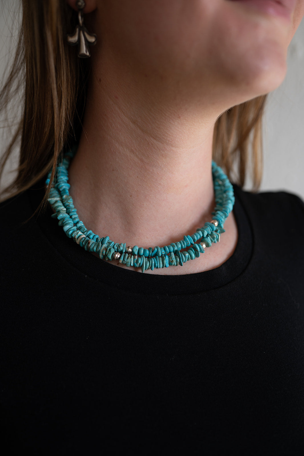 Double Vintage Turquoise Strand