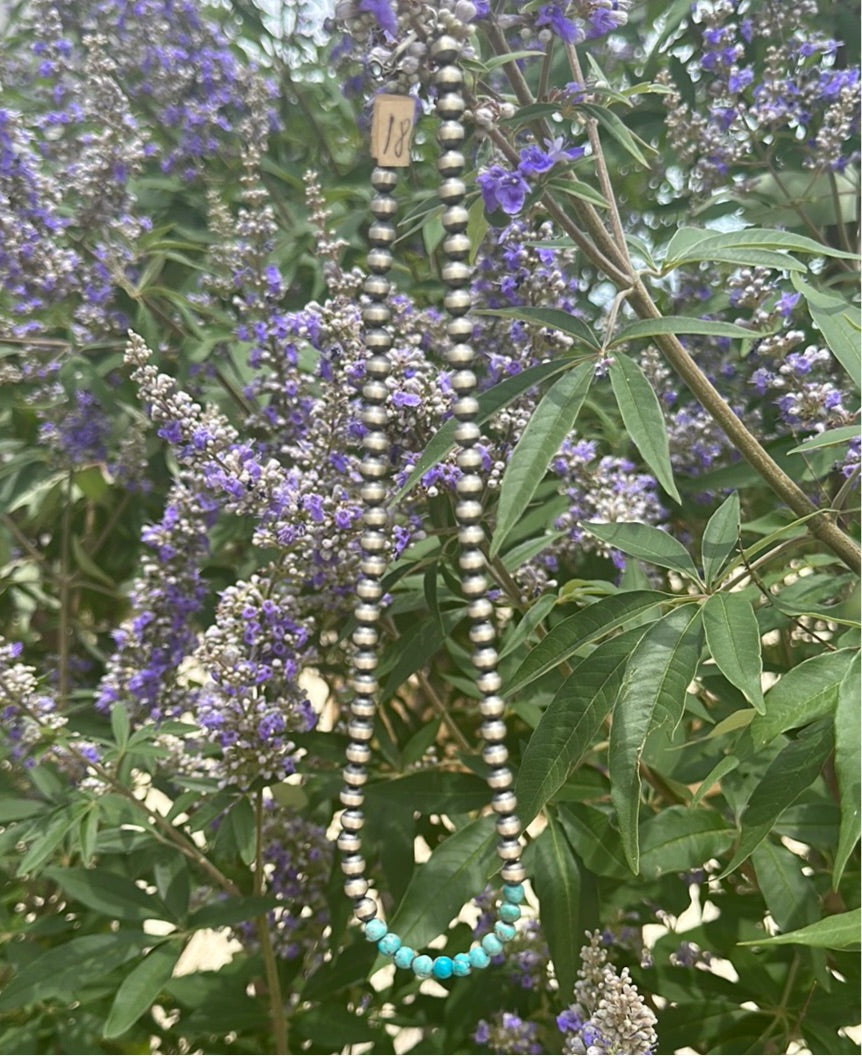 Navajo Pearl and Turquosie Necklaces