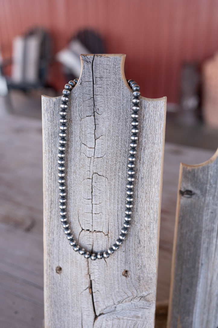 8mm Navajo Pearl Necklace
