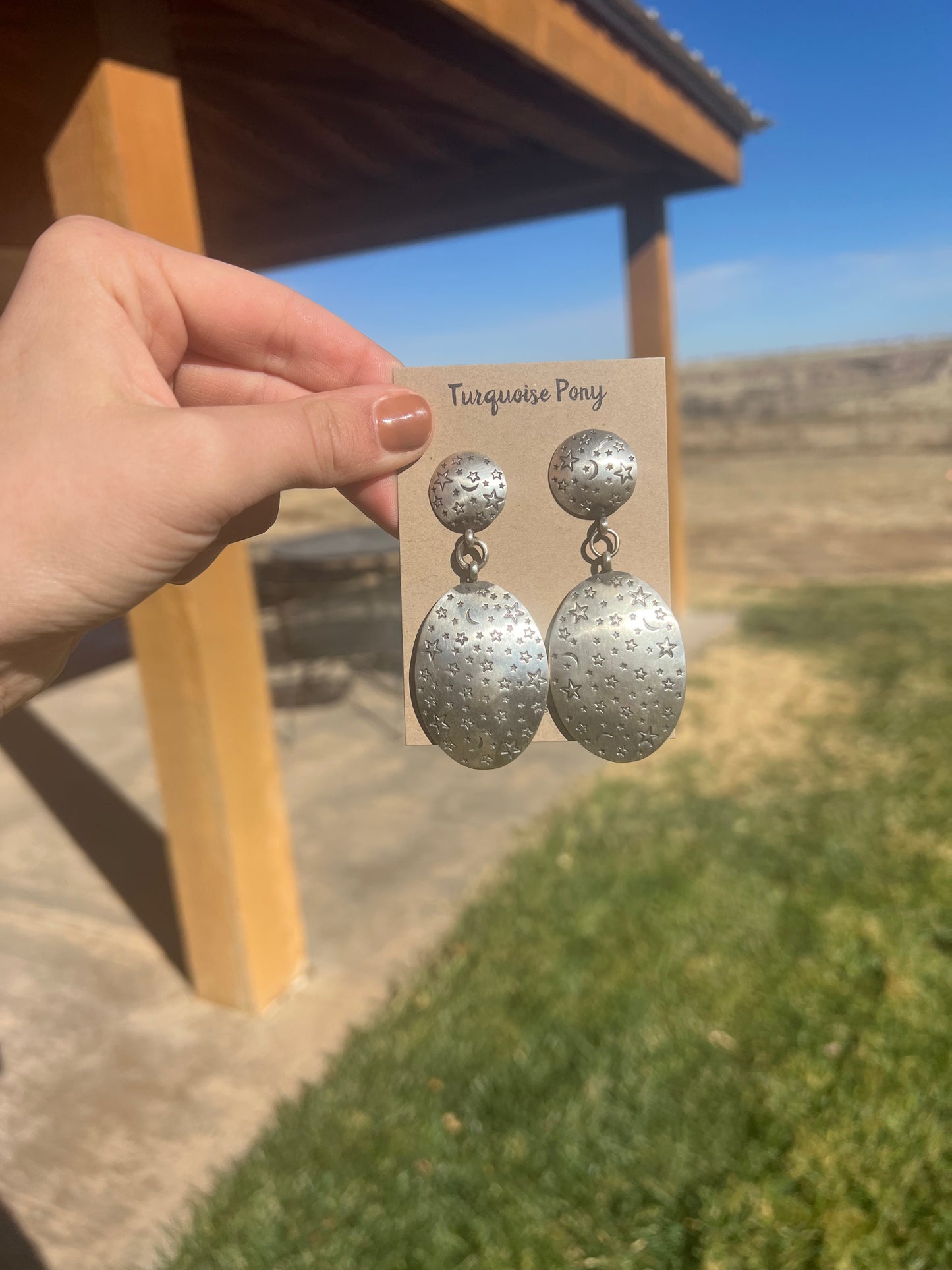 Derrick Cadman Star & Moon Dangles