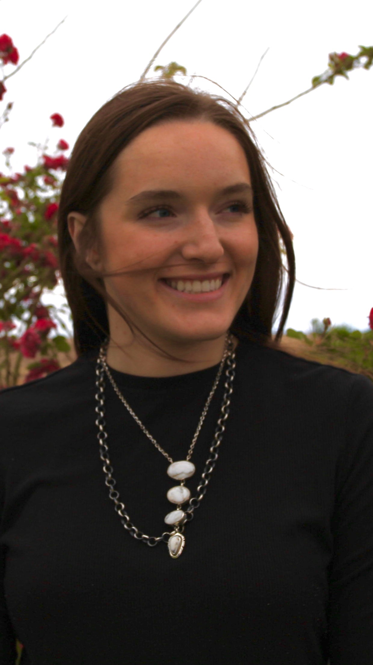 White Buffalo Rattle Necklace