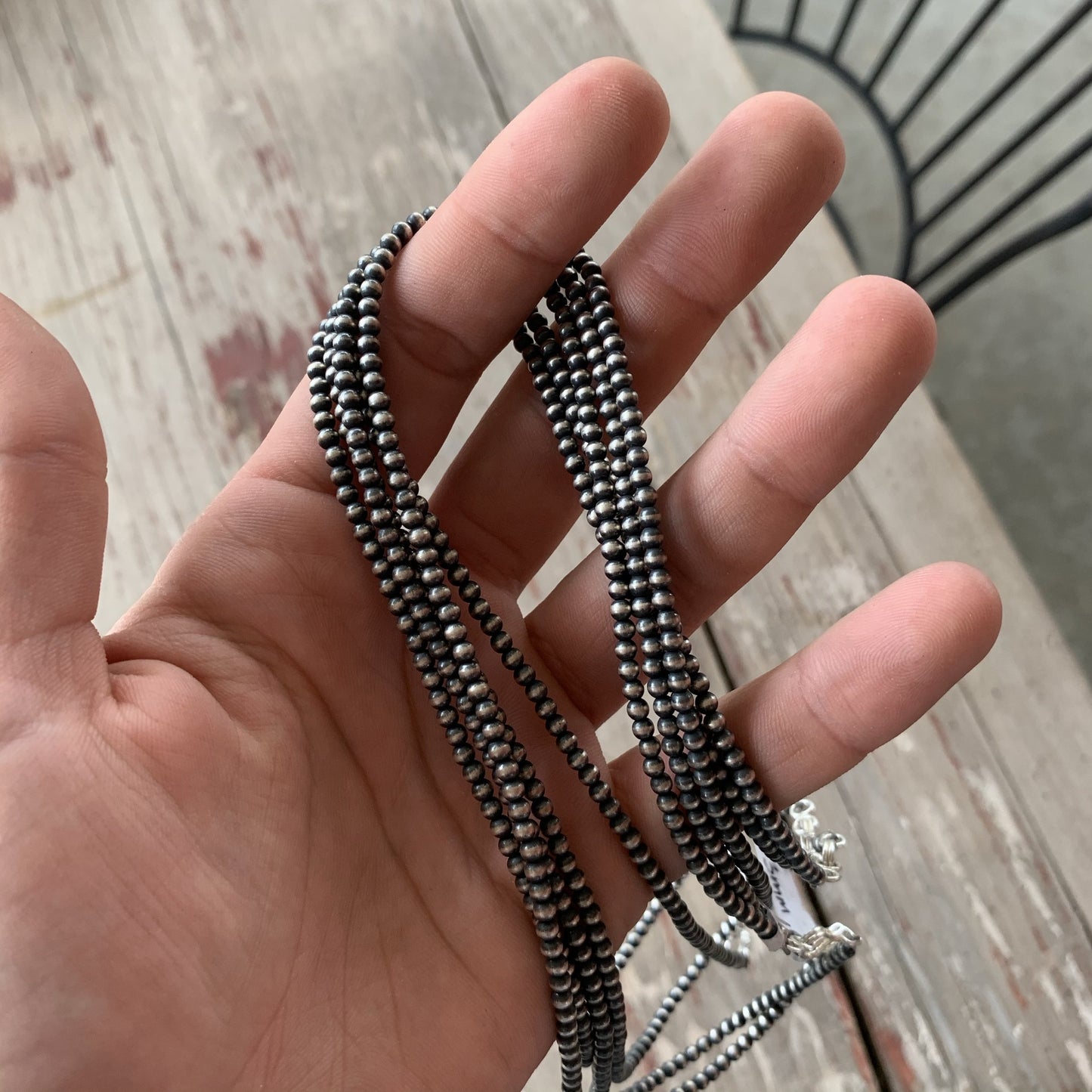 3mm Navajo Pearl Necklace