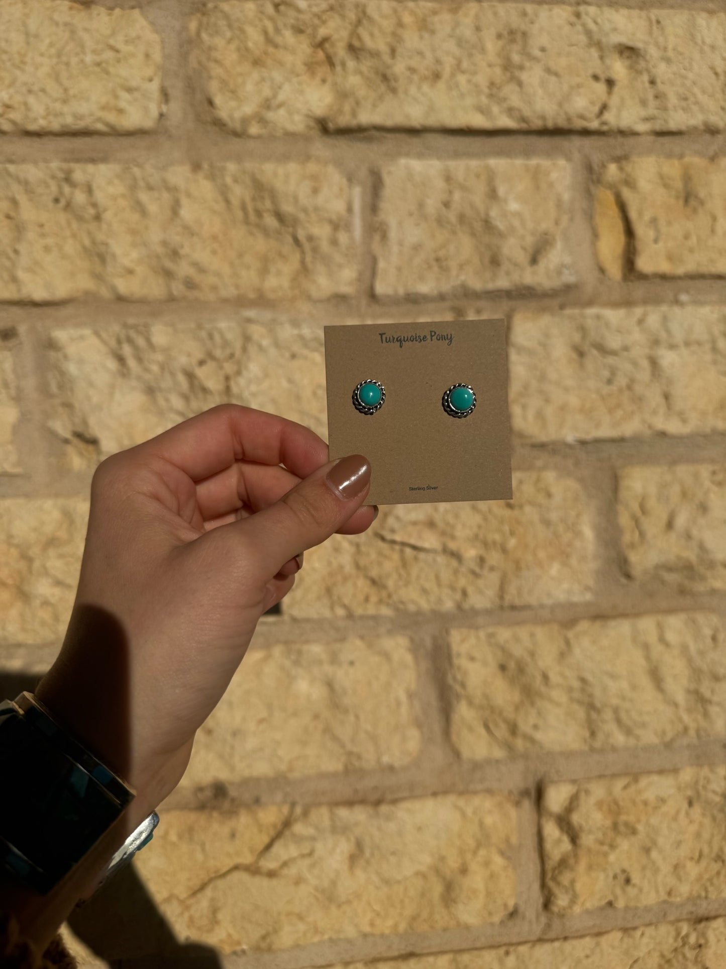 Rope Turquoise Studs