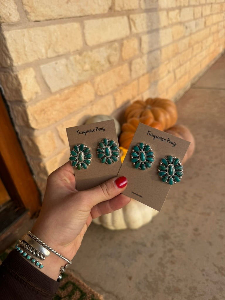 Green Turquoise Stud