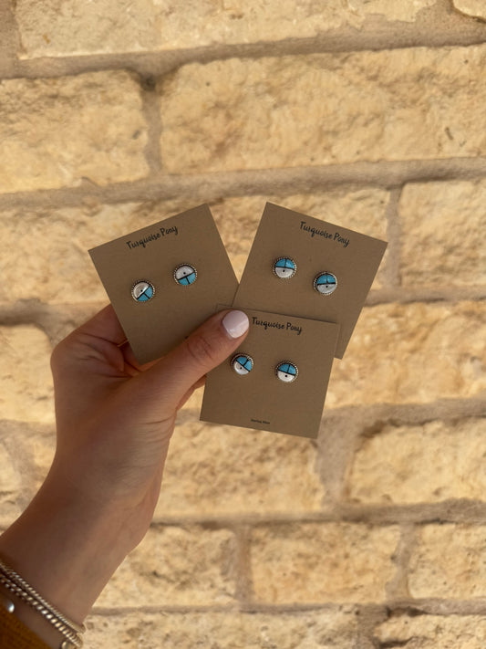 Zuni Inlay Studs