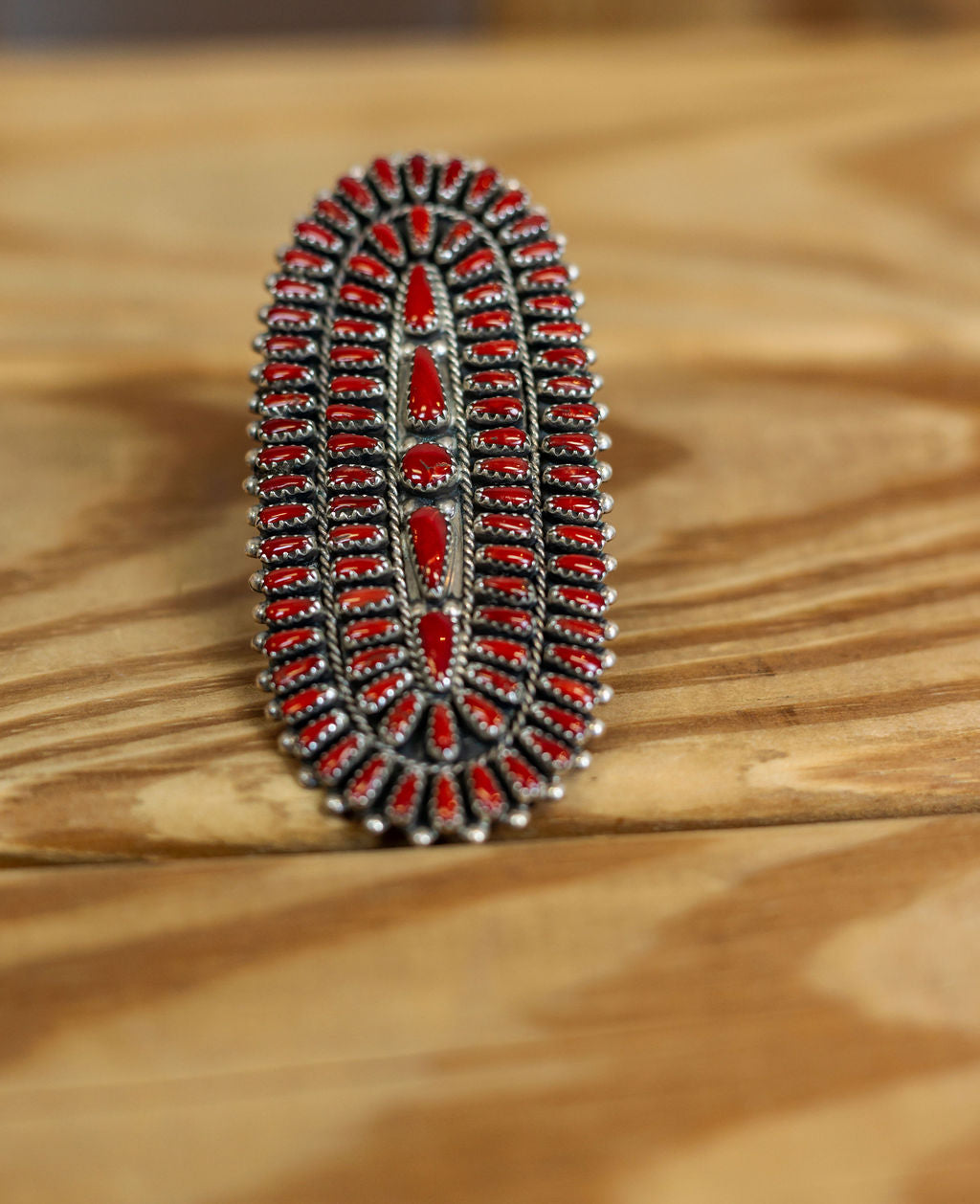 Coral Cluster Ring