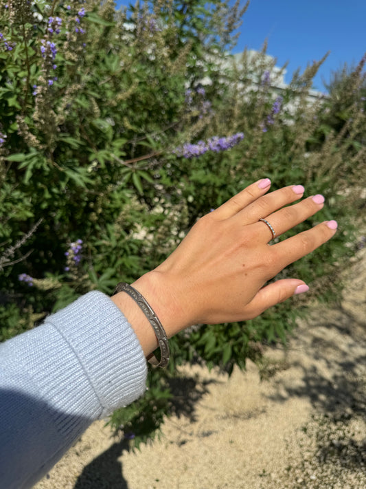 Sterling Triangle Wire Cuff