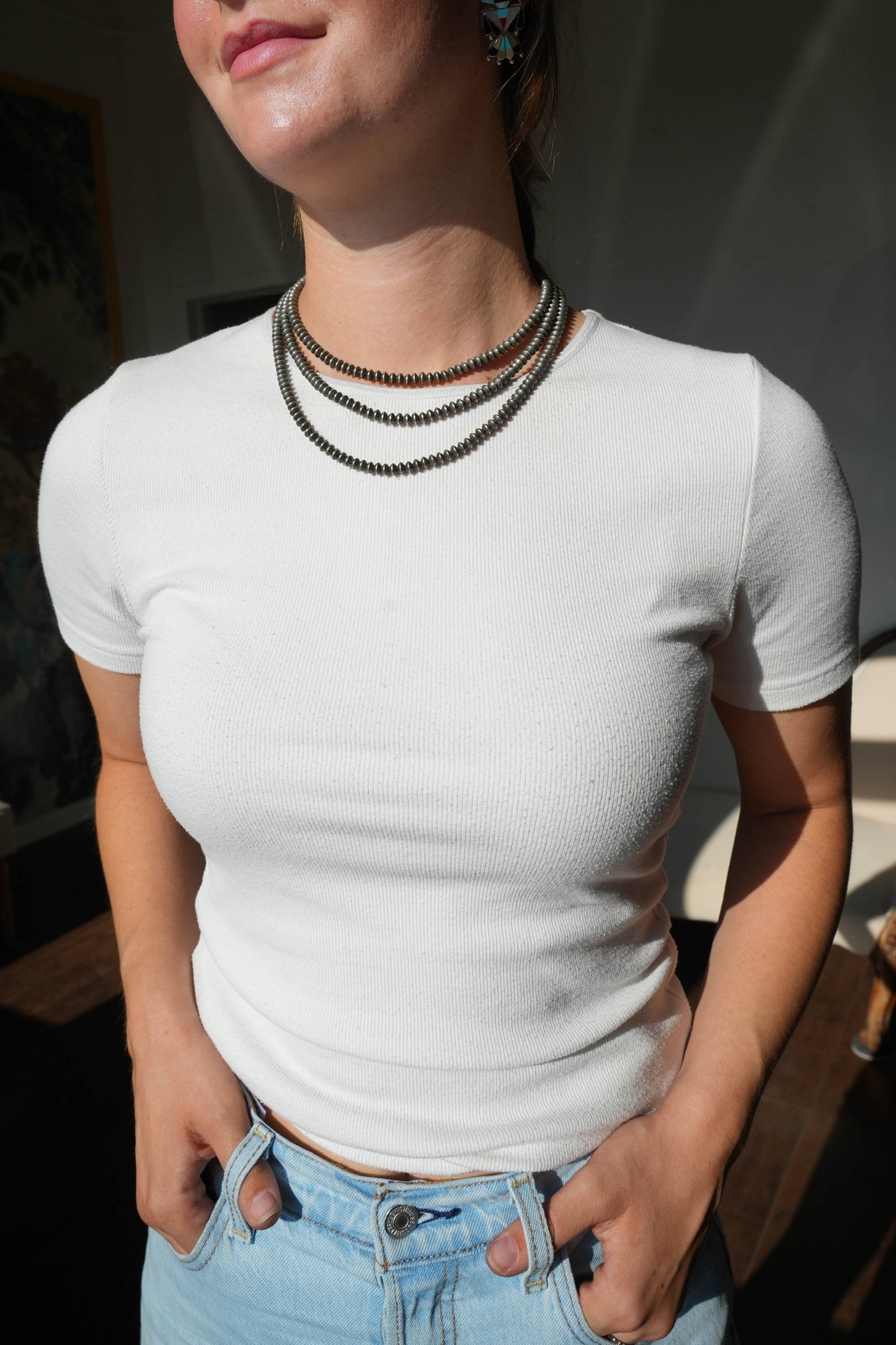 5mm Disk Navajo Pearl