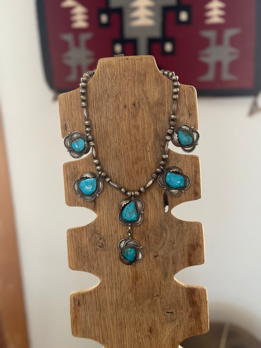 Vintage Turquoise Lariat