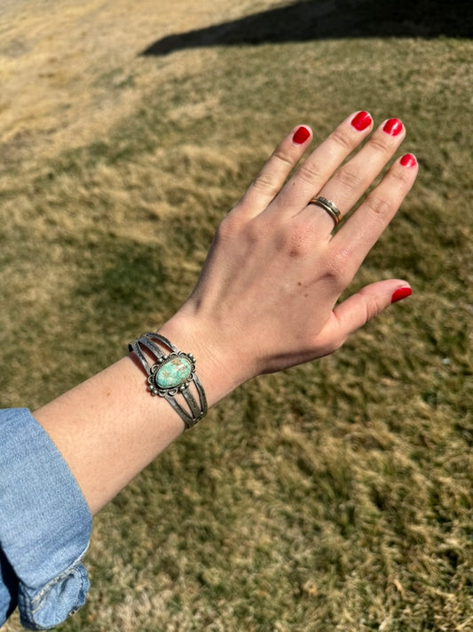 Vintage Turquoise Cuff