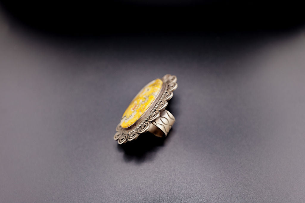Bumblebee Jasper ring