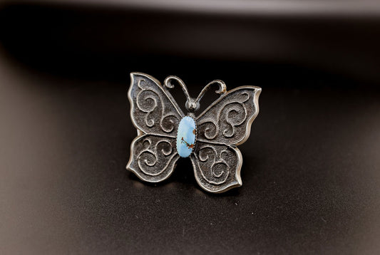 Golden Hills Butterfly Ring