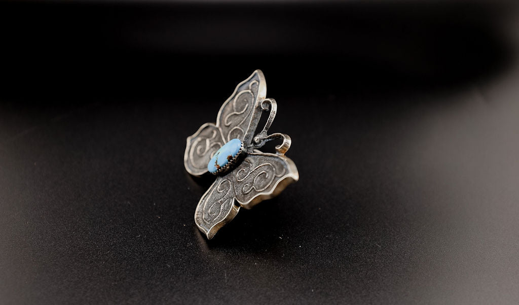 Golden Hills Butterfly Ring