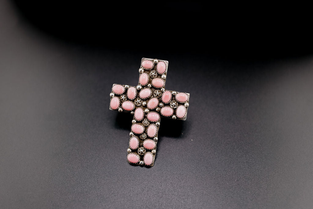 Pink Conch Statement Ring