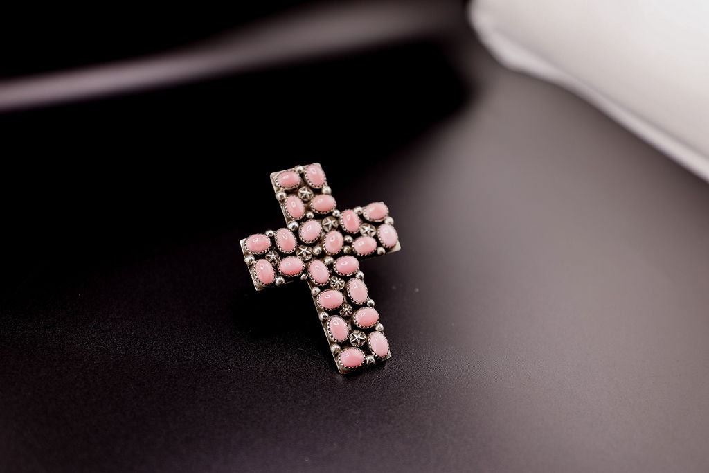 Pink Conch Statement Ring