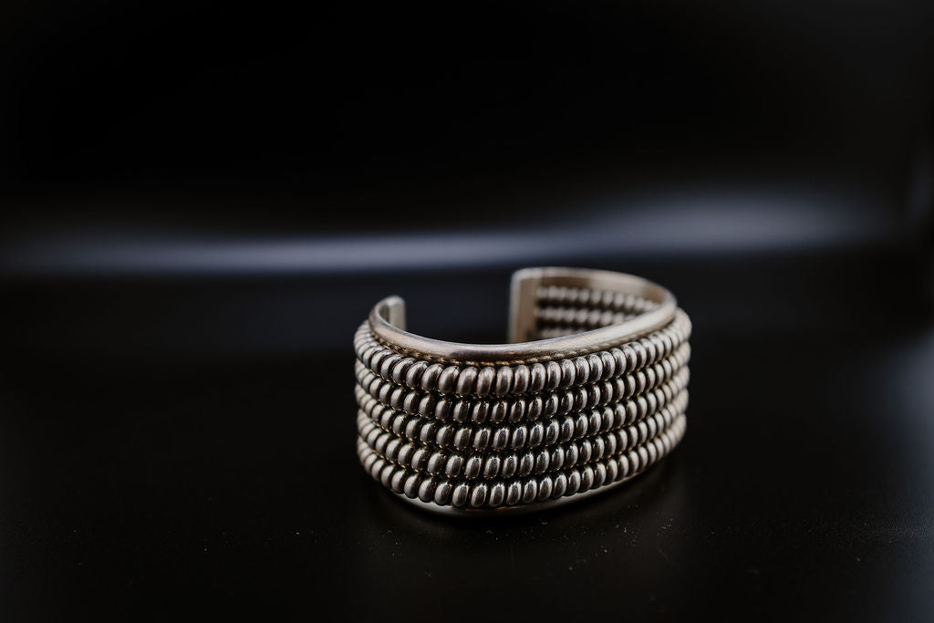 Sterling Rope Cuff