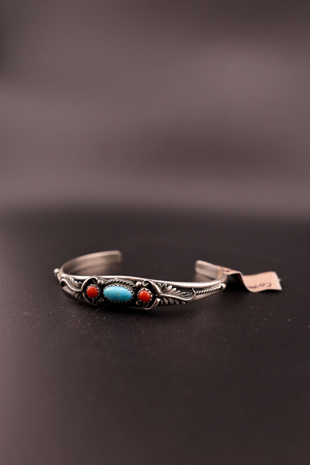 Coral and Turquoise Bracelet