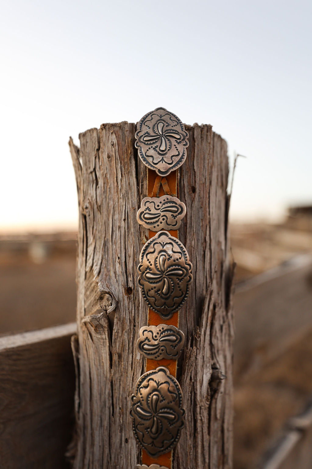 Gilbert Tom Navajo Concho Belt