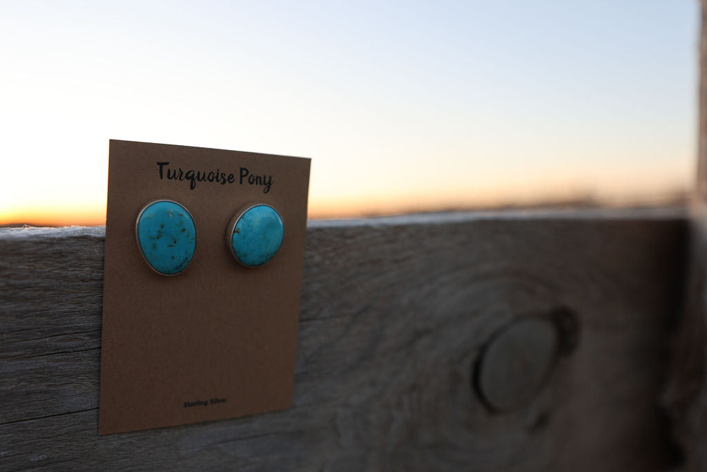 Federico J. Turquoise Necklace and Earring Set