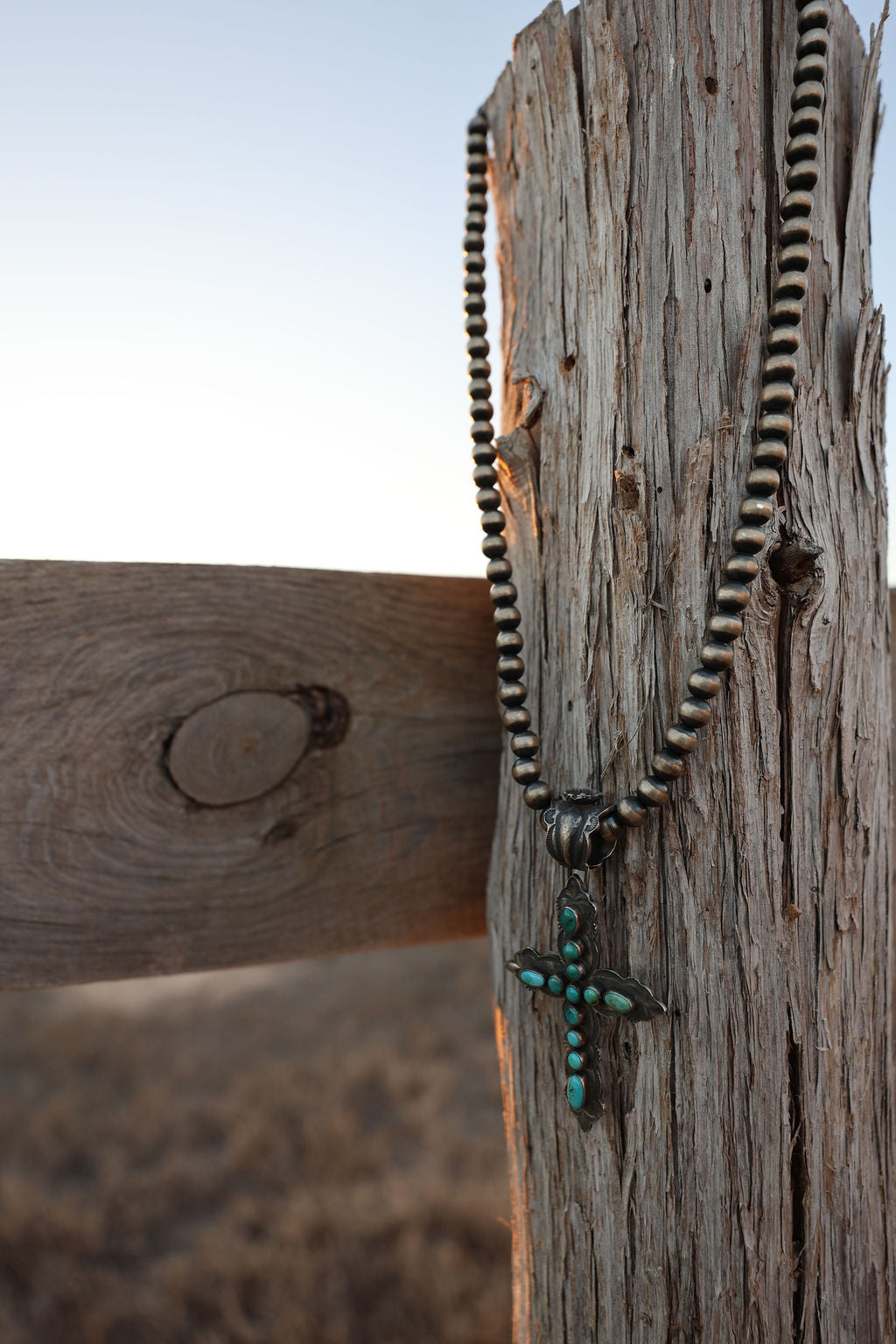 Turquoise Cross Pendant
