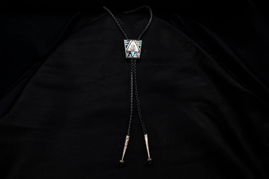 Vintage Zuni Inlay Bolo