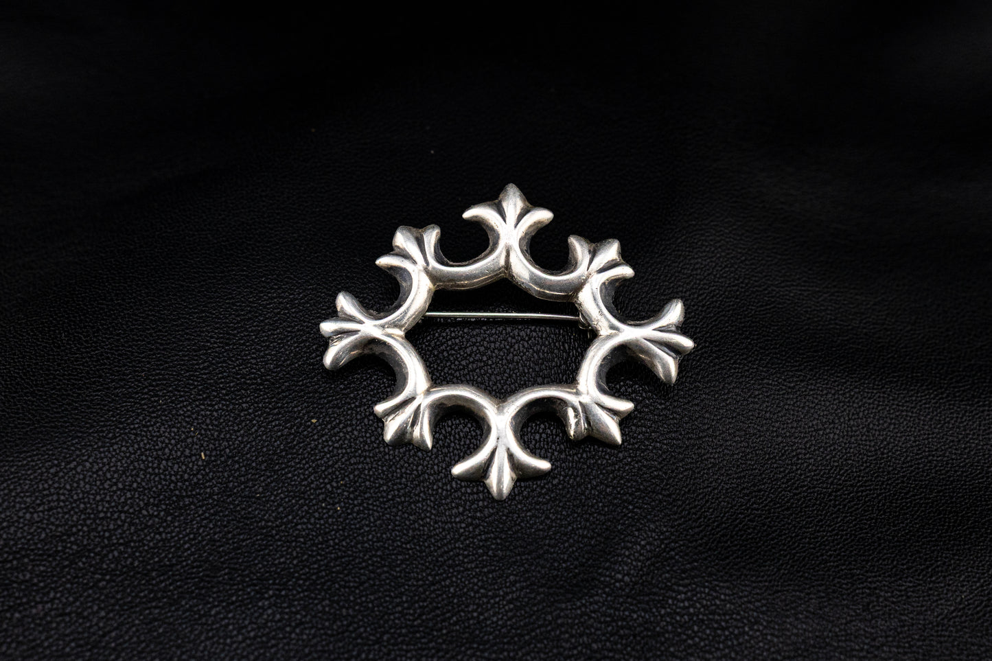 Vintage Sandcast Brooch