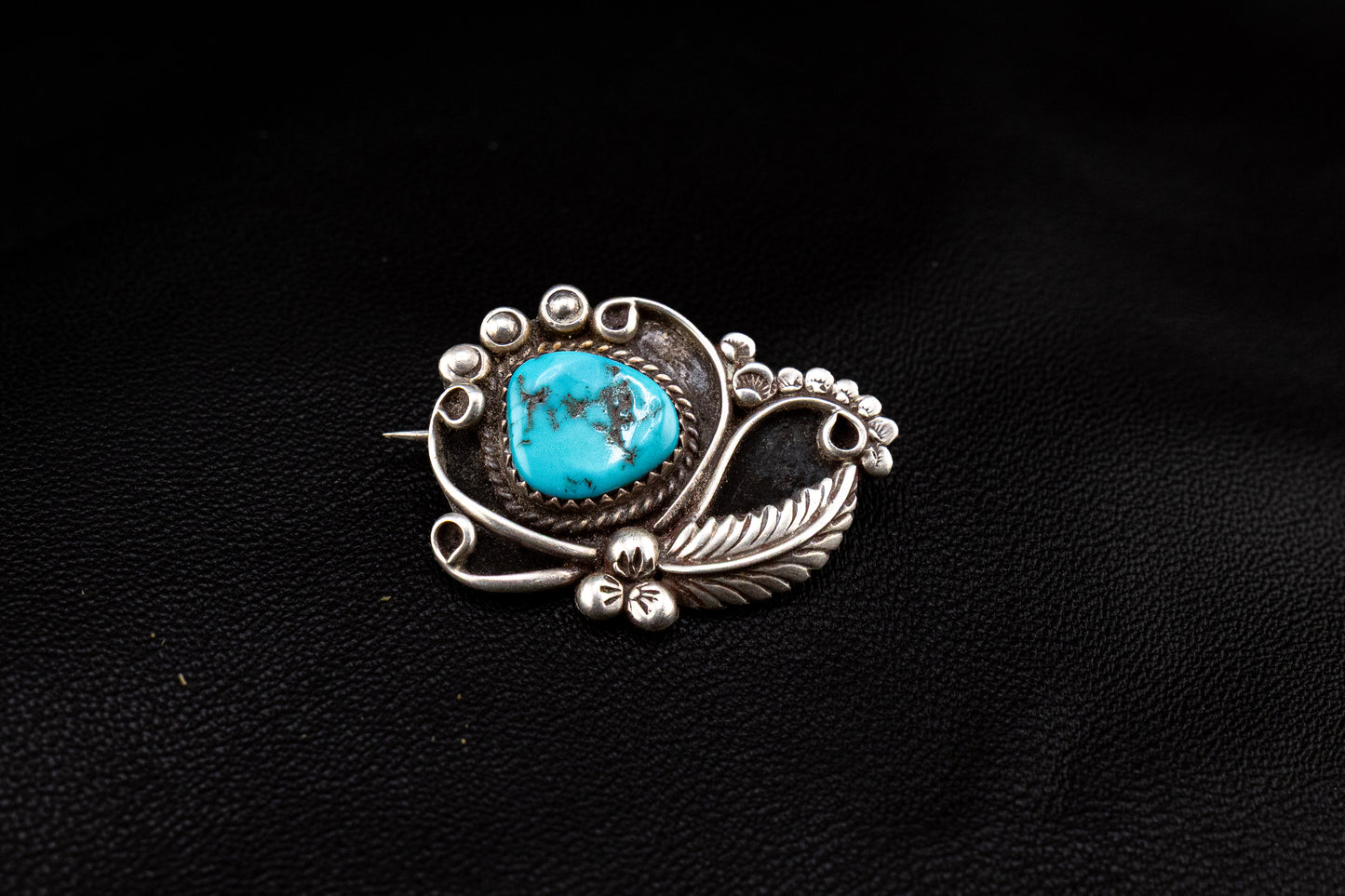 Vintage Turquoise Pin