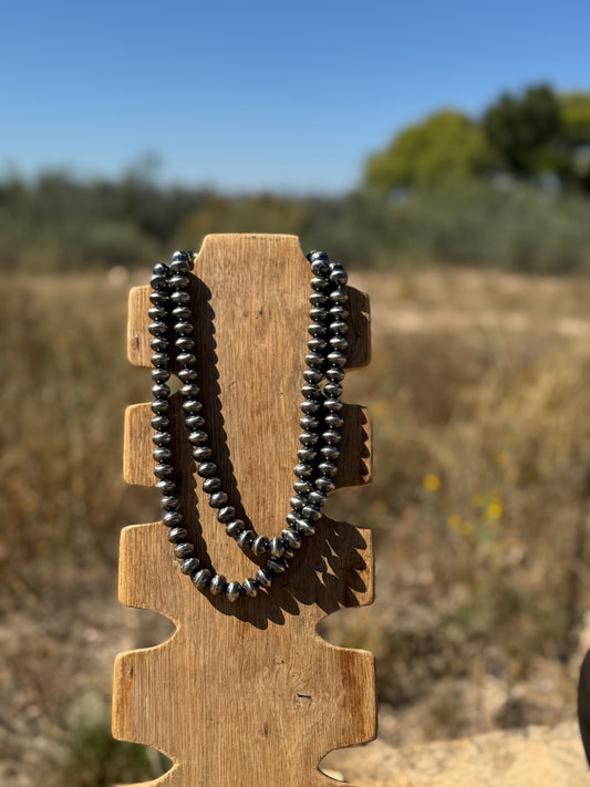 14mm Stamped Navajo Pearls