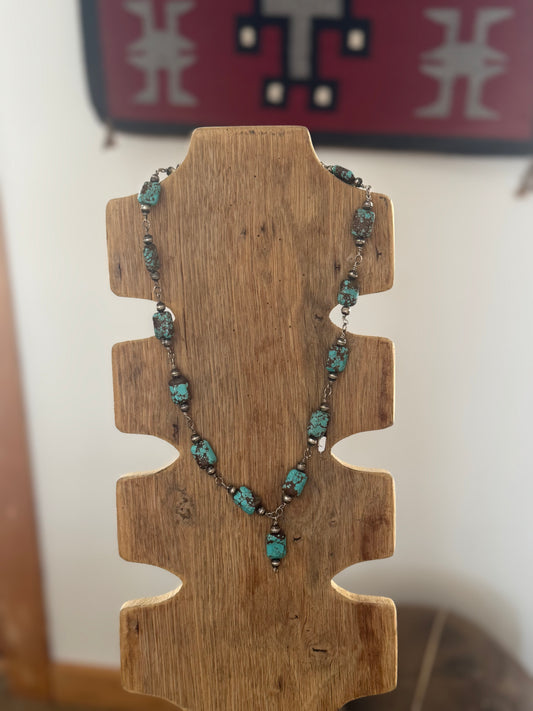 Turquoise Link Lariat