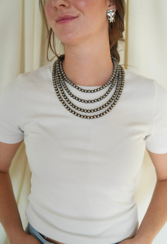 8mm Navajo Pearl Necklace