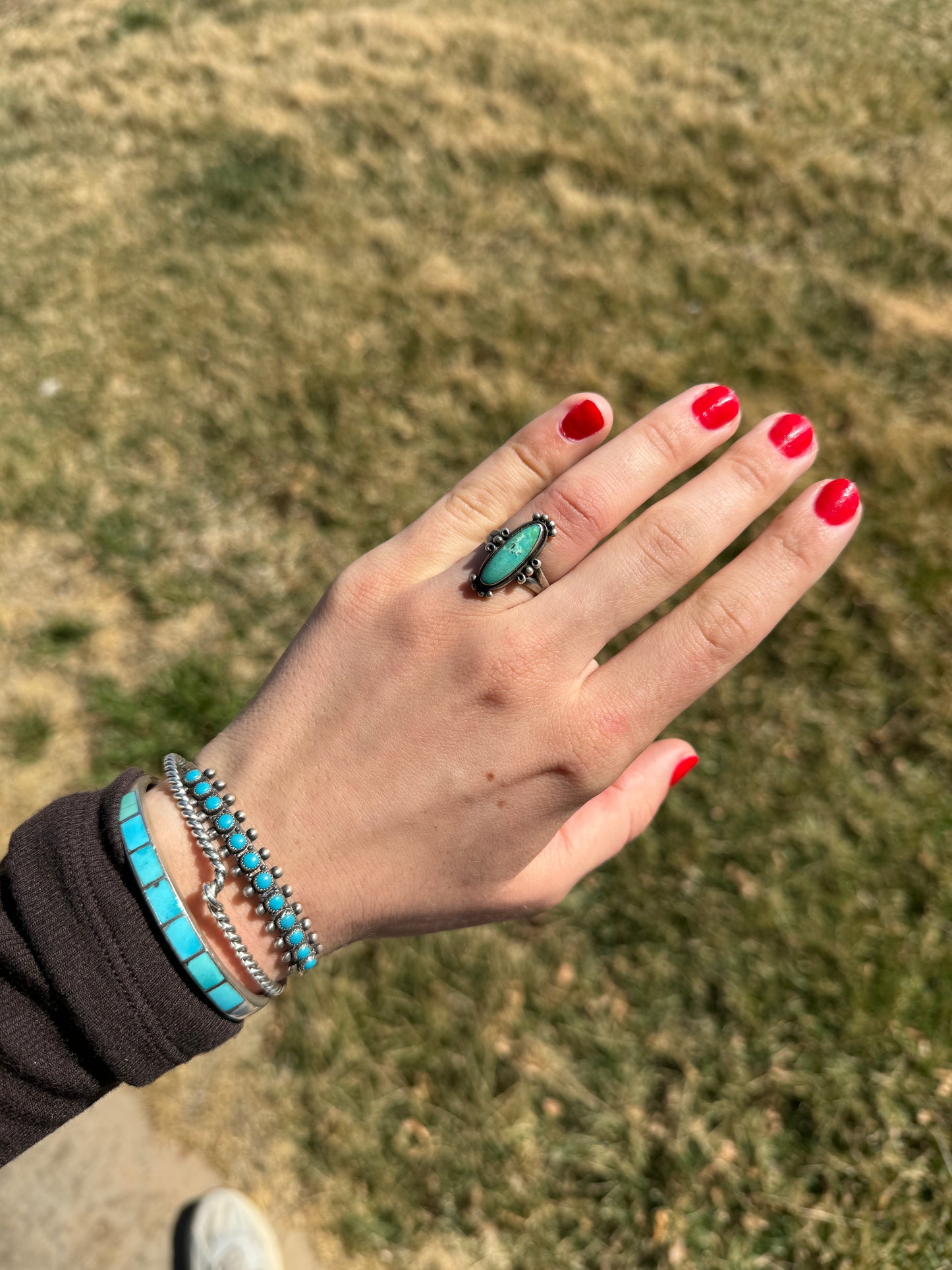 Size 7 Turquoise Ring