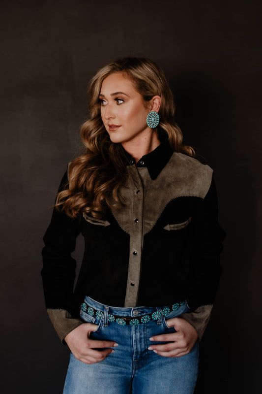 Double D Suede Shirt