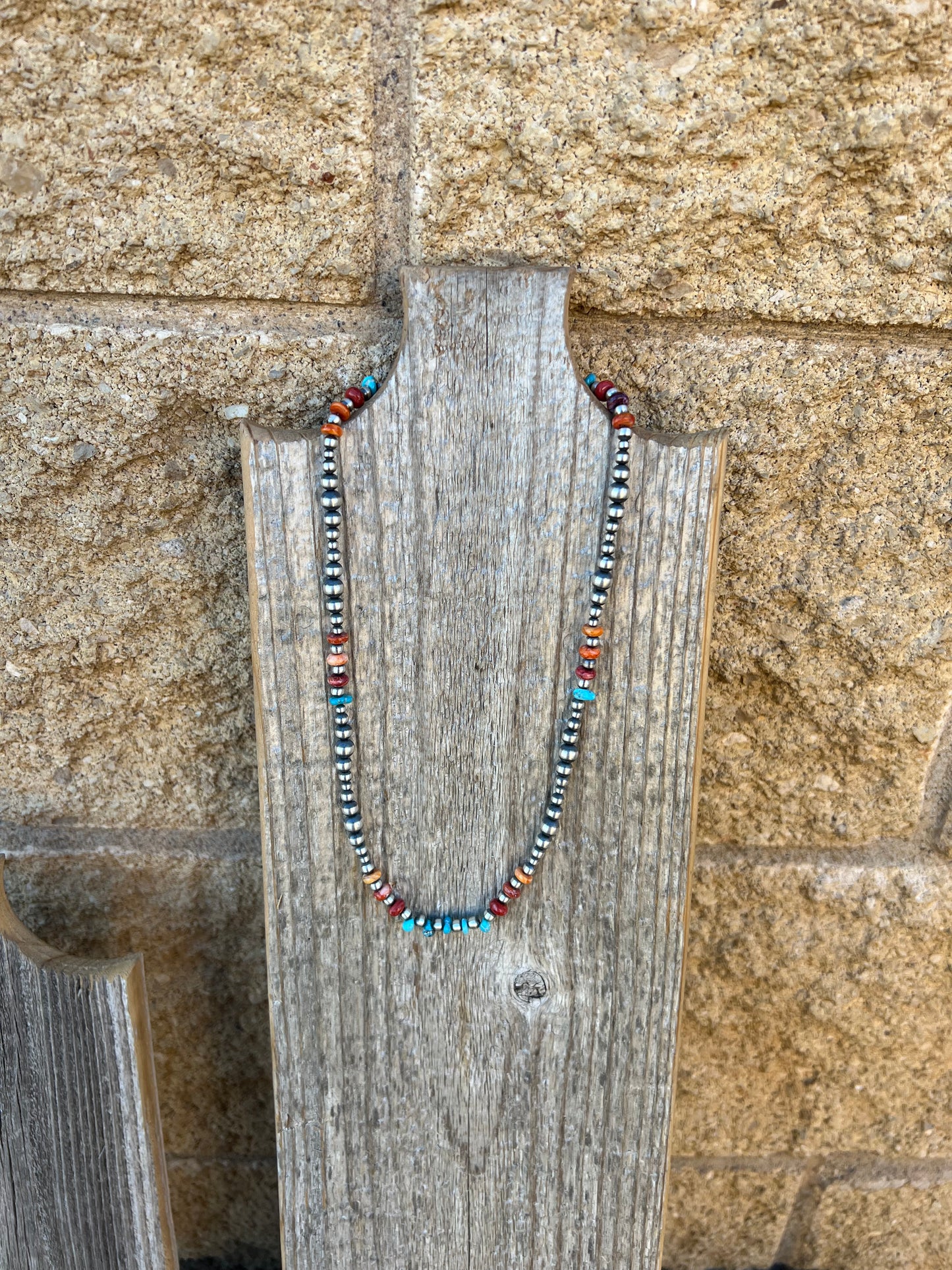 Multi Color Navajo Pearl Necklaces