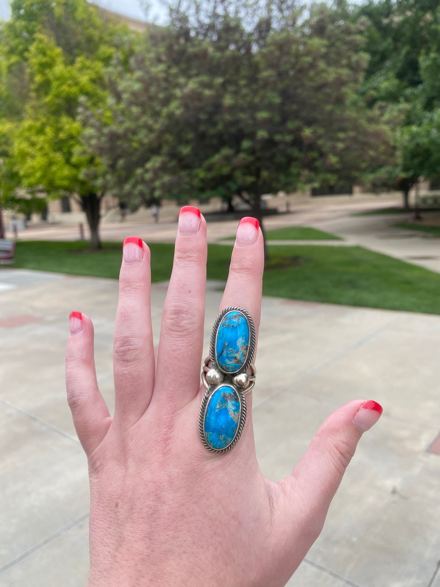 R. Martinez Turquoise Ring